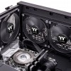 Вентилятор Thermaltake CT120 120мм 4-pin черный (2шт) - низкий уровень шума 25.8дБ | CL-F147-PL12BL-A