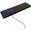 Клавиатура Оклик 550ML черная USB Slim с мультимедиа и LED подсветкой - 1.5м кабель (1061617)