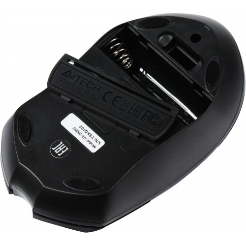 Мышь A4Tech V-Track G3-200NS: Оптическая беспроводная USB мышь 1200dpi в черном цвете
