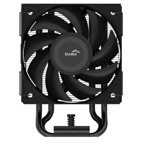 Кулер для процессора/ CPU Cooler SAMA X30 (180W, 4-pin PWM, 133.5mm, 3x6mm, 1x100mm, 50.1CFM, 35.2dBA, 2600RPM, S: 1851/1700/1200/115X, AM5/AM4, black) SAMA