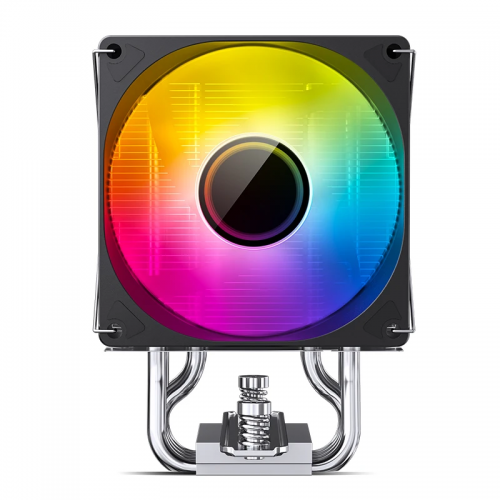 Кулер для процессора/ CPU Cooler JONSBO CR-1400 V2 ARGB (180W, 4-pin PWM, 133mm, Al/Cu, 4x6mm, ARGB, 1x92mm, 38.2CFM, 33.8dBA, 2200RPM, S: 1700/1200/115X, AM4/AM5 Black) JONSBO