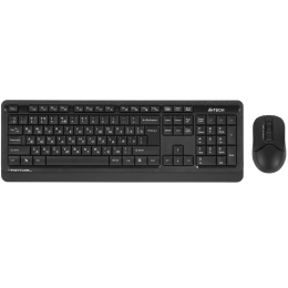 Клавиатура + мышь A4Tech Fstyler FG1012 клав:черный/серый мышь:черный USB беспроводная Multimedia (FG1012 BLACK)
