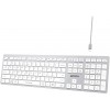 Клавиатура A4Tech FBX50C белая USB беспроводная BT/Radio slim Multimedia - идеальное решение для удобной работы и игр