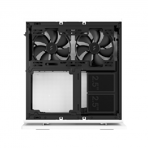 Корпус ПК Fractal Design Ridge White - mITX, 2x140mm, USB 3.2 и SFX PSU Support