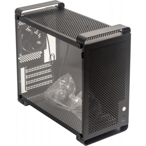 Корпус для ПК Accord ACC-GCUB4 черный mATX с USB 3.0 и 3.1, 92мм вентилятором и аудиоразъемом