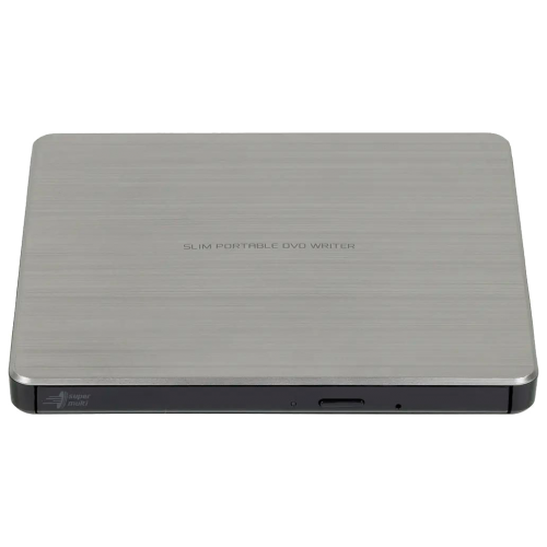Оптический привод/ LG DVD-RW ext. Silver Slim Ret. USB2.0 (3.0 compatible)
