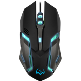 Игровая мышь SVEN RX-G740 USB (5+1кл. бесш. кл. 800-2400DPI, SoftTouch, подсветка)