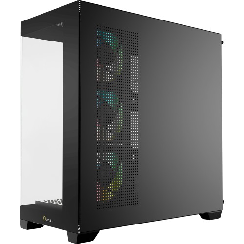 Корпус ПК Ocypus Gamma C72 BK ARGB - Midi-Tower с 4x120mm ARGB, USB 2.0/3.0, поддержка ATX/mATX/mITX
