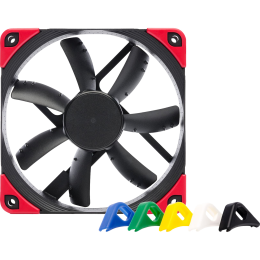 Кулер для корпуса/ Case Cooler Noctua NF-S12A PWM chromax.black.swap (120x120x25mm, 4-pin PWM, 63.27CFM, 17.8dBA, 1200RPM, Black)