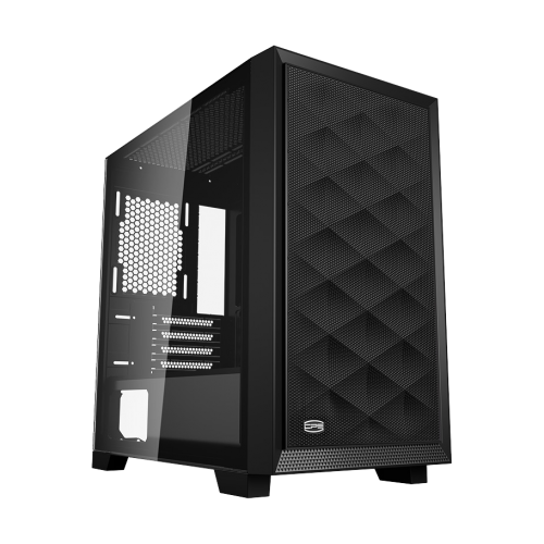 Купить корпус PCCooler C3D310 BK Mini-Tower без блока питания - стильный и функциональный мATX/mITX с сетчатым дизайном и 2xUSB-A 3.0