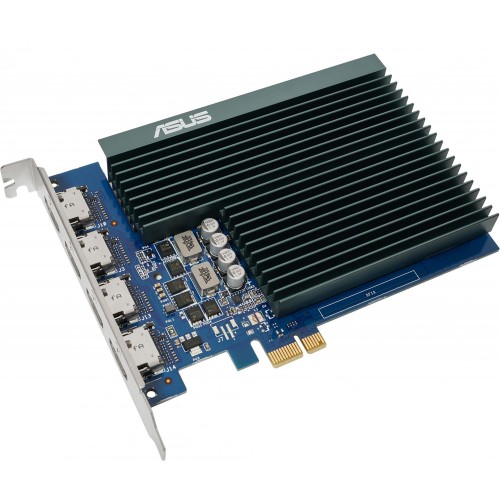 Видеокарта Asus GeForce GT 730 2Gb GDDR5 PCI-E 2.0 - 4 HDMI, идеальное решение для мультимедиа и игр