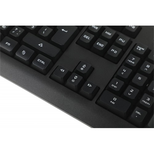 Клавиатура A4Tech Q100 USB для геймеров с LED подсветкой и кабелем 1.8м - Черная