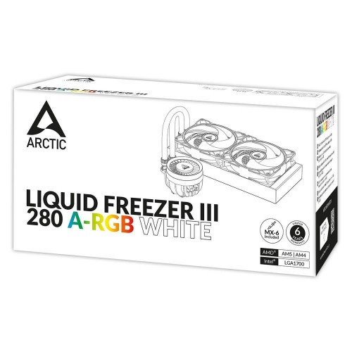 Жидкостная система охлаждения Arctic Cooling Arctic Liquid Freezer III-280 A-RGB White Multi Compatible All-In-One CPU Water Cooler (ACFRE00151A) ARCTIC
