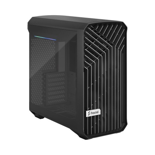 Корпус ПК без блока питания/ Case Fractal Design Torrent Compact TG Dark Tint, Midi-Tower, 2x180mm, 2xUSB-A 3.2 + 1xUSB 3.2 Type-C E-ATX, SSI-CEB, ATX, mATX, mITX Black Fractal Design