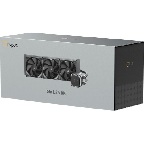 Система жидкостного охлаждения Ocypus Iota L36 BK: 300W, 360mm, ARGB, 3 вентилятора 120mm для AM5 и AM4