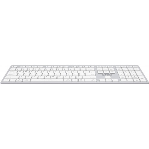 Клавиатура A4Tech FBX50C белая USB беспроводная BT/Radio slim Multimedia - идеальное решение для удобной работы и игр