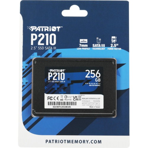 Накопитель SSD Patriot SATA-III 256GB P210 - Высокая Скорость и Надежность для Вашего ПК