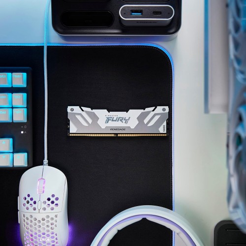 Память оперативная/ Kingston 32GB 6400MT/s DDR5 CL32 DIMM FURY Renegade White XMP Kingston