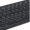 Клавиатура Оклик 550ML черная USB Slim с мультимедиа и LED подсветкой - 1.5м кабель (1061617)