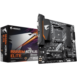 Материнская плата/ MB GIGABYTE AMD B550 sAM4, 4xDDR4(128GB), DVI-D/HDMI 2.1, 1xPCIe 4.0x16, 1xPCIe 3.0x16, 1xPCIe 3.0, 1xLAN, 4xSATA 6Gb/s, 2xM.2, 4xUSB 3.2, 4xUSB 2.0, 1xPS/2, mATX
