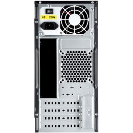 Корпус с блоком питания 450Вт./ Case Foxline FL-733, mATX, 2x5.25EXT, 2x3.5EXT, 5x3.5INT, 2xUSB2.0, HDA, w/o FAN, w/450W ATX PSU, w/1.2m EU pwr cord