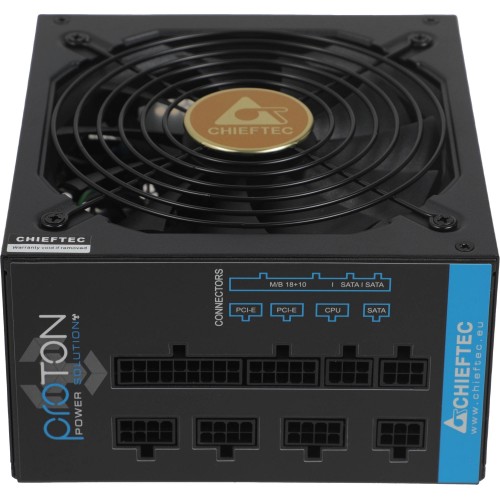 Блок питания Chieftec ATX 650W Proton BDF-650C 80+ bronze 24pin APFC 140mm fan 6xSATA Cab Manag RTL [BDF-650C]