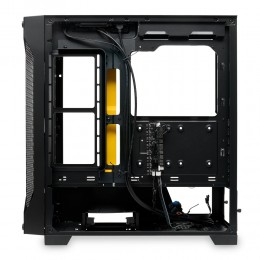 Корпус без блока питания/ Case HSPD M541, Mesh Mid Tower, Black, TG, 0.7 SPCC, no fans, ATX, mATX, mITX, 170/405/210mm, 2x2.5", 2x3.5", 7xPCI, 1xUSB-A 3.0, 2xUSB-A 2.0, 465x220x485mm