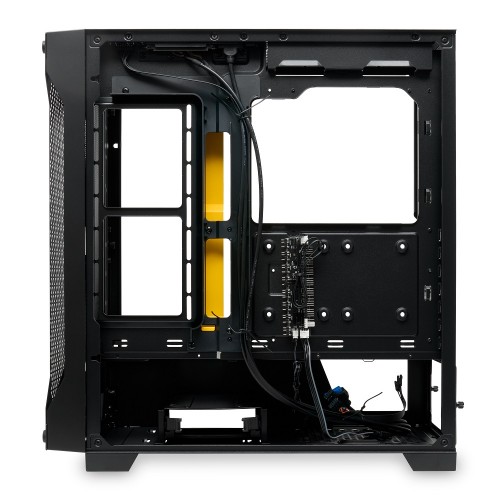 Корпус без блока питания/ Case HSPD M541, Mesh Mid Tower, Black, TG, 0.7 SPCC, no fans, ATX, mATX, mITX, 170/405/210mm, 2x2.5", 2x3.5", 7xPCI, 1xUSB-A 3.0, 2xUSB-A 2.0, 465x220x485mm HSPD