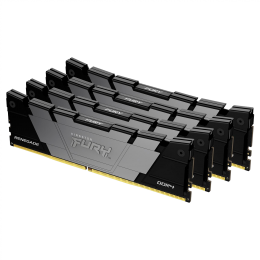 Память оперативная/ Kingston 32GB 3200MT/s DDR4 CL16 DIMM (Kit of 4) FURY Renegade Black