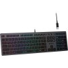 Клавиатура A4Tech FX60H USB Slim с LED подсветкой, серый цвет, 1.5м кабель - идеальный выбор для комфортной работы
