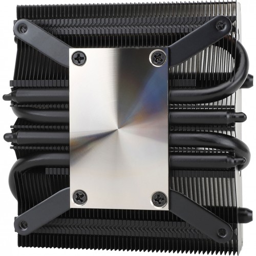 Кулер для процессора/ CPU Cooler Thermalright AXP-90 X53 Black (4-pin PWM, 38mm, Ni/Cu, 4x6mm, 1x92mm, 42.58CFM, 22.4dBA, 2700RPM, S: 1851/1700/1200/115X, AM5/AM4, black) Thermalright