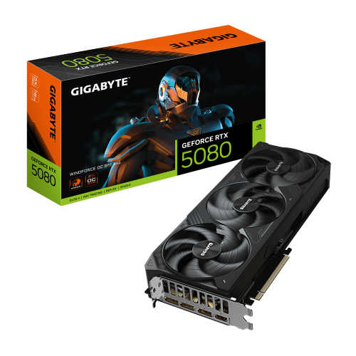 Купить видеокарту Gigabyte GV-N5080WF3OC-16GD: высокая производительность и надежность для игр и графики