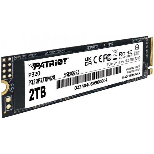 Твердотельный накопитель Patriot P320 2TB M.2 2280 PCIe 3.0 x4 - Высокоскоростное хранилище для вашего ПК