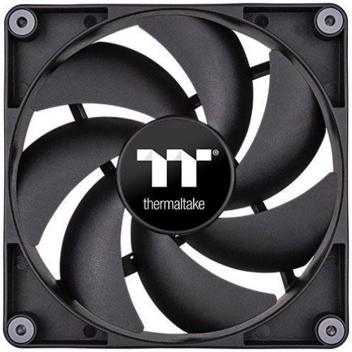 Вентилятор Thermaltake CT120 120мм 4-pin черный (2шт) - низкий уровень шума 25.8дБ | CL-F147-PL12BL-A