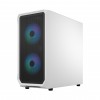 Корпус ПК Fractal Design Focus 2 RGB White - Midi-Tower без блока питания для ATX, mATX, mITX с 2x140mm RGB вентиляторами и 2xUSB-A 3.2