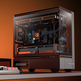 Корпус без блока питания/ Case Thermalright M10, Mini-Tower, TG, ARGB, no fans, 2xUSB-A 3.0, 1xUSB Type-C, mATX, mITX Black