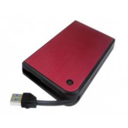 Внешний корпус для HDD/SSD AgeStar 3UB2A14 SATA II пластик/алюминий красный 2.5" [3UB2A14 (RED)]