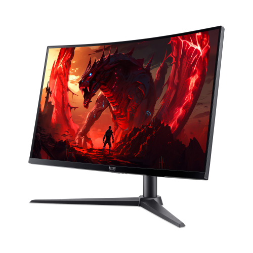 Монитор/ ACER Nitro XZ270UX6bmiiphx 27'', ZeroFrame, Curved 1500R, Black, 16:9, VA, 2560x1440, 1 / 0,5 (GTG, Min.)ms, 250cd, 220Hz, 2xHDMI(2.1) + 1xDP(1.4) + SPK + Audio Out, Speakers 2Wx2, sync: FreeSync Premium, hdr: HDR 10, hadj 120, Vesa:75x