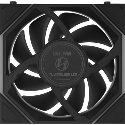 Вентилятор Lian-Li Uni Fan TL Wireless LCD 120 с ARGB подсветкой - 120х124.5x28 мм, 31 дБ, черный