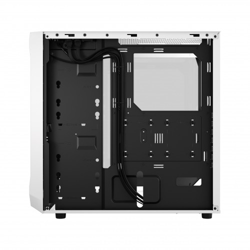 Корпус ПК Fractal Design Focus 2 RGB White - Midi-Tower без блока питания для ATX, mATX, mITX с 2x140mm RGB вентиляторами и 2xUSB-A 3.2