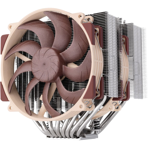 Кулер для процессора/ CPU Cooler Noctua NH-D15 G2 (228W, 4-pin PWM, 168mm, Al/Cu, 8x6mm, 2x140mm, 91.5CFM, 24.8dBA, 1500RPM, S: 1851/1700/1200/115X, AM5/AM4, Beige/Brown)