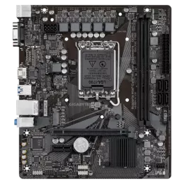 Материнская плата/ MB GIGABYTE INTEL H610 s1700, 2xDDR5(64GB), D-SUB/HDMI 2.1, 1xPCIe 4.0x16, 1xPCIe 3.0, 1xLAN, 4xSATA 6Gb/s, 1xM.2, 2xUSB 3.2, 4xUSB 2.0, 2xPS/2, mATX