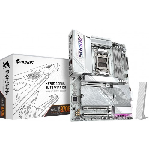 Материнская плата Gigabyte X870E AORUS ELITE WIFI7 ICE, RTL