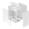 Корпус ПК Ocypus Gamma C50 WH Mini-Tower без блока питания - стильный белый mATX/mITX с USB 3.0 и 2.0