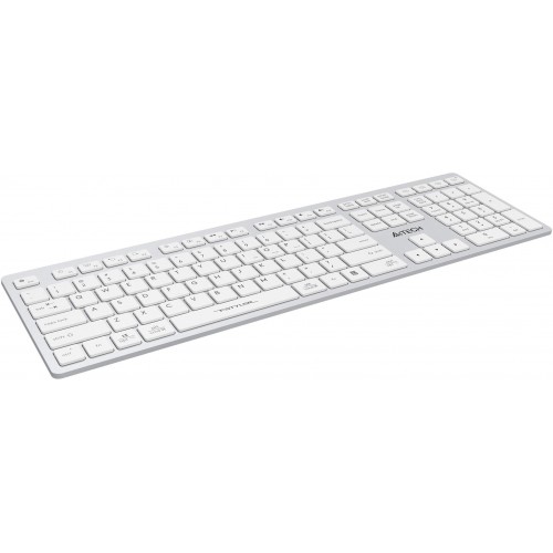 Клавиатура A4Tech FBX50C белая USB беспроводная BT/Radio slim Multimedia - идеальное решение для удобной работы и игр