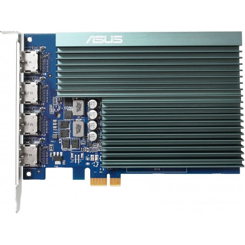 Видеокарта Asus GeForce GT 730 2Gb GDDR5 PCI-E 2.0 - 4 HDMI, идеальное решение для мультимедиа и игр
