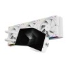 Система жидкостного охлаждения/ Water Cooling System Thermalright Levita Vision 360 (360mm, LED, White, ARGB/ Fans: 3x120mm, 68.9CFM, 28.2dBA, 2000RPM/ Pump height 98mm, 3000RPM, Rad thickness 27mm/ S: 1700, 1200, 1851, 115X, 2011, 2066, AM5, AM4)