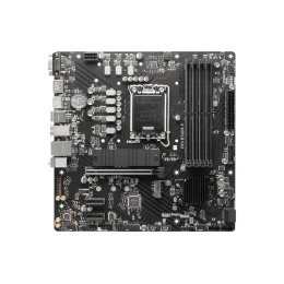 Материнская плата/ MB MSI INTEL B760 s1700, 4xDDR5(256GB), D-SUB/HDMI 2.1/DP, 1xPCIe 4.0x16, 2xPCIe 4.0, 1xLAN, 4xSATA 6Gb/s, 2xM.2, 1xUSB-C, 1xUSB 3.2, 4xUSB 2.0, 2xPS/2, mATX