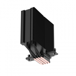 Кулер для процессора/ CPU Cooler SAMA A40 (240W, 4-pin PWM, 152mm, 4x6mm, 1x120mm, 78CFM, 29dBA, 2200RPM, S: 1851/1700/1200/115X, AM5/AM4, black)