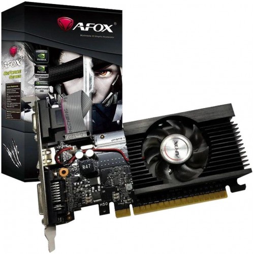 Видеокарта Afox PCI-E AF710-1024D3L5 с NVIDIA GeForce GT 710, 1ГБ GDDR3, DVI, HDMI и CRT - идеальное решение для бюджетных ПК
